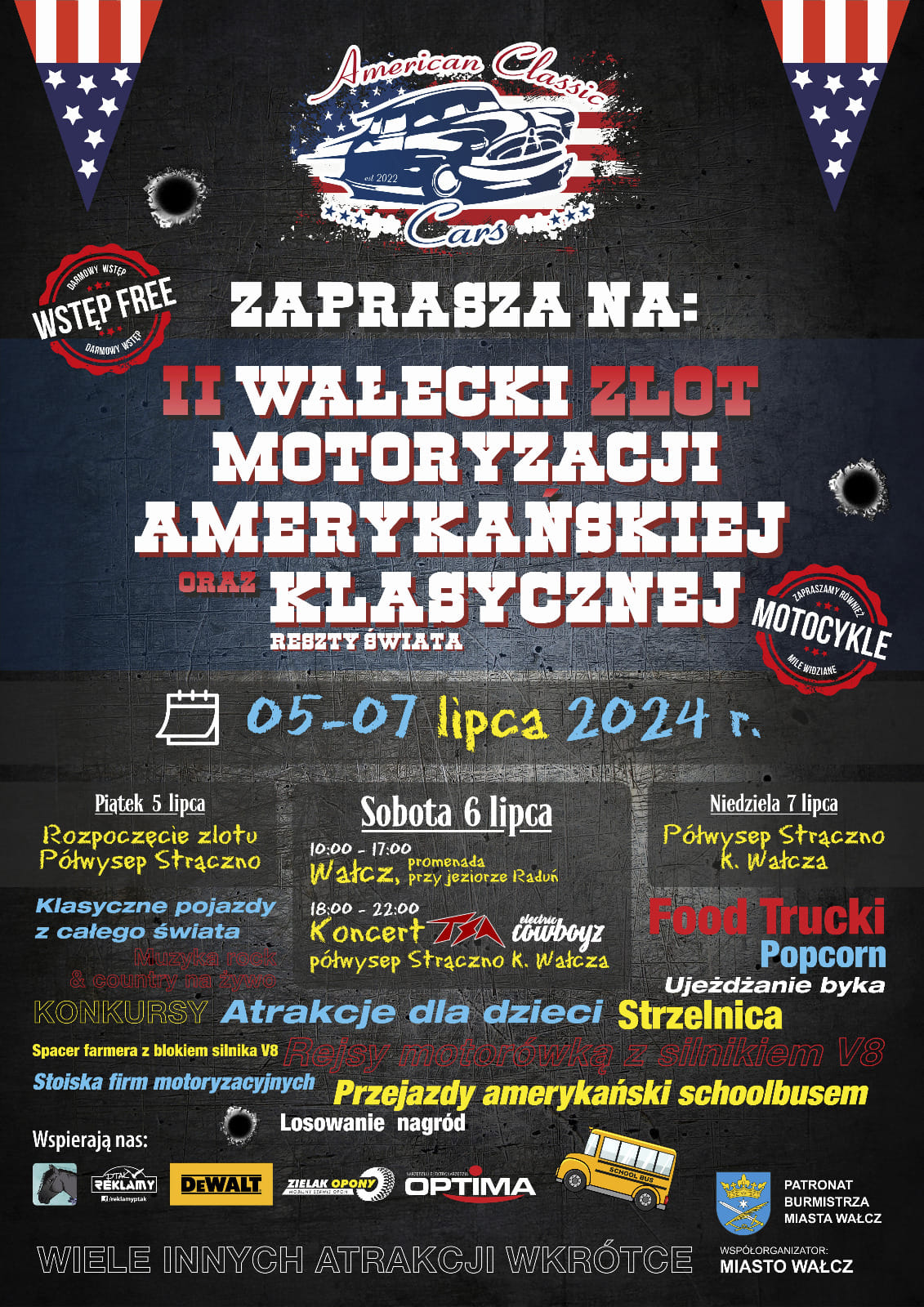 II Wałecki zlot motoryzacji Amerykańskiej i Klasycznej reszty świata