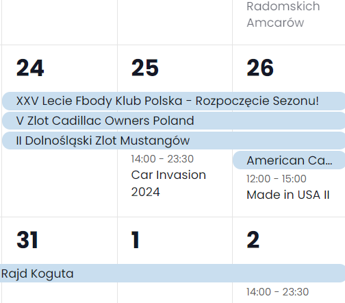 Najbardziej zlotowy weekend roku