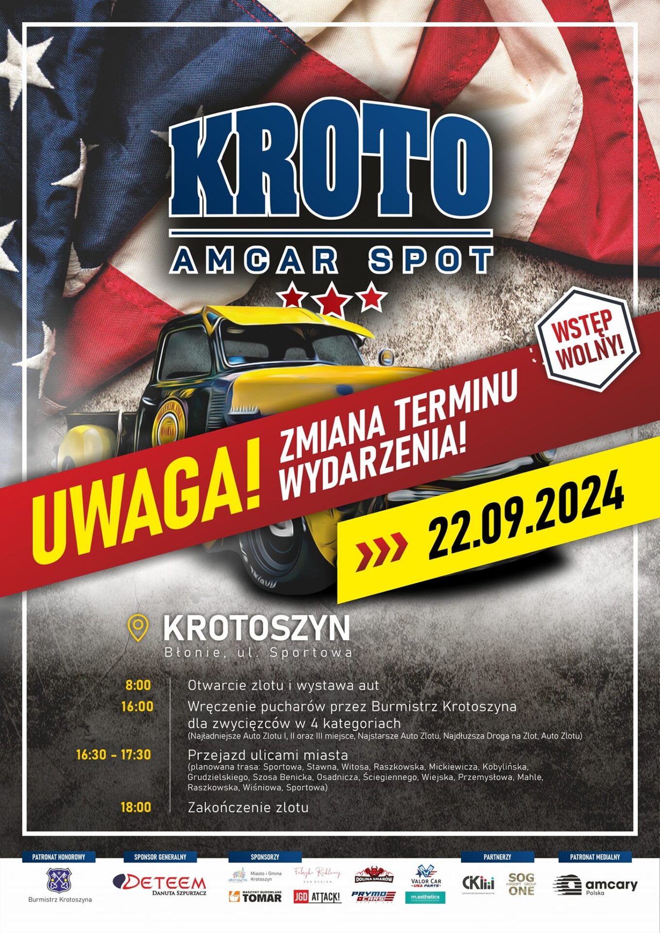 Kroto Amcar Spot 2024 przełożone!