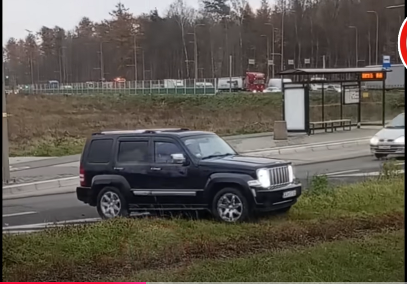 Jeepnięty kierowca… Jeepa