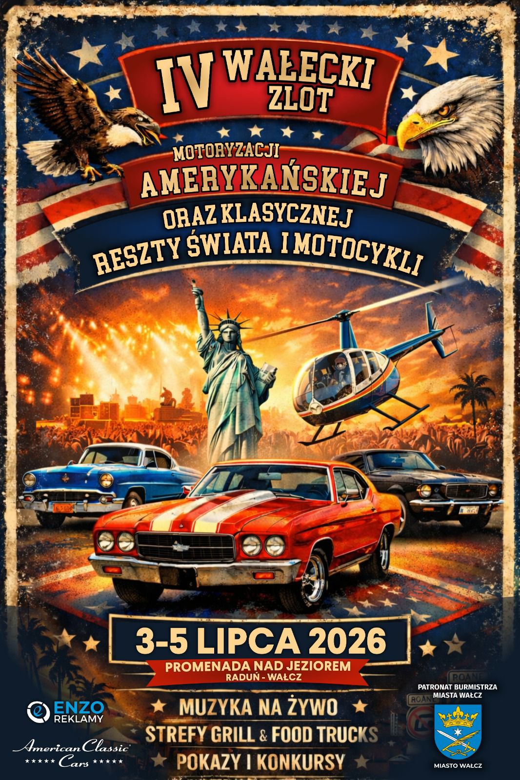 Zlot Amerykańskiej motoryzacji I klasycznej reszty świata